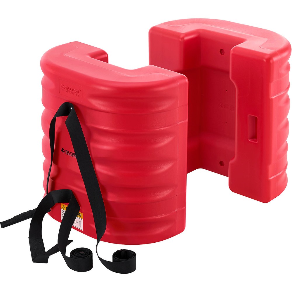 Global Industrial Column Protector 10" Opening 24" H Red