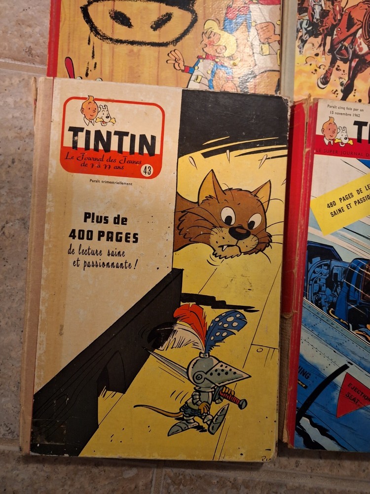 Journal De Tintin Recueil Lot