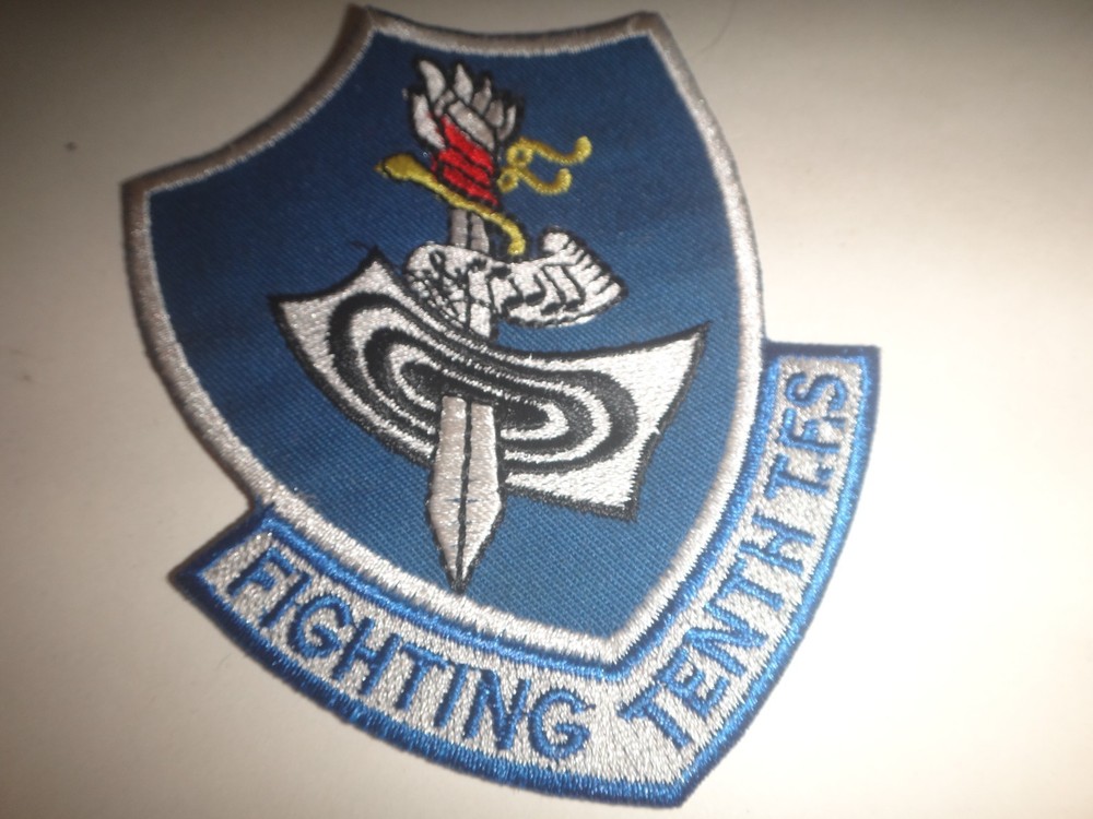 USAF 10th Tactical Fighter Squadron Commando FIGHTING TENTH Vietnam War Patch