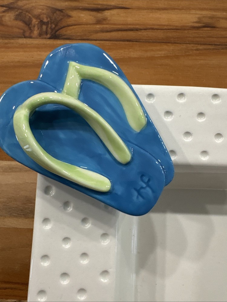 NORA FLEMING SUNNING AND FUNNING FLIP FLOP MINI A156