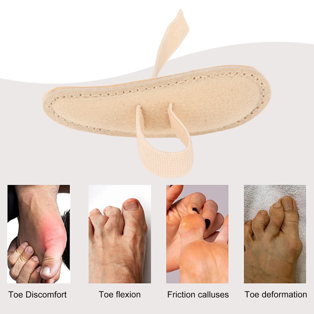 Hammer Toe  Cushion Toe Buttress Pad Adjustable for Foot Correction