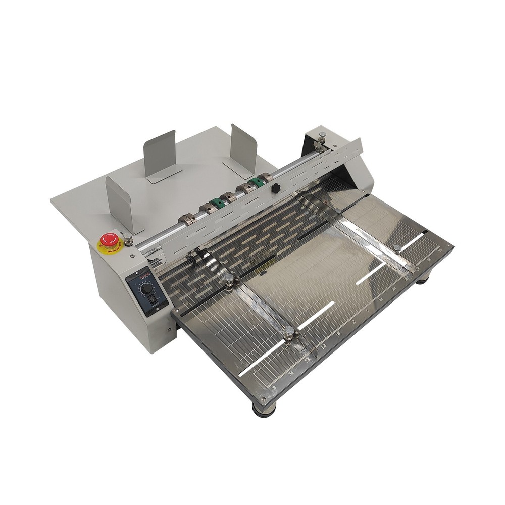 25in Electric Creaser Indentation Machine Multi-function Adjustable Speed 110V
