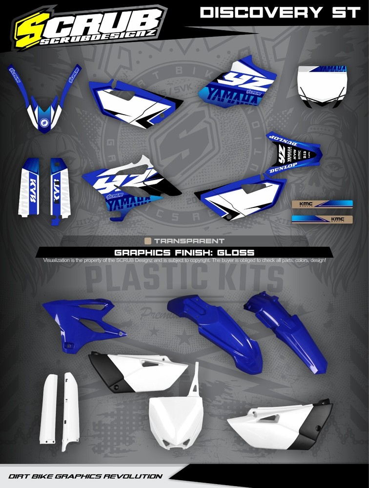 Plastics + Graphics Yamaha YZ 85 2002-2018 Restyle