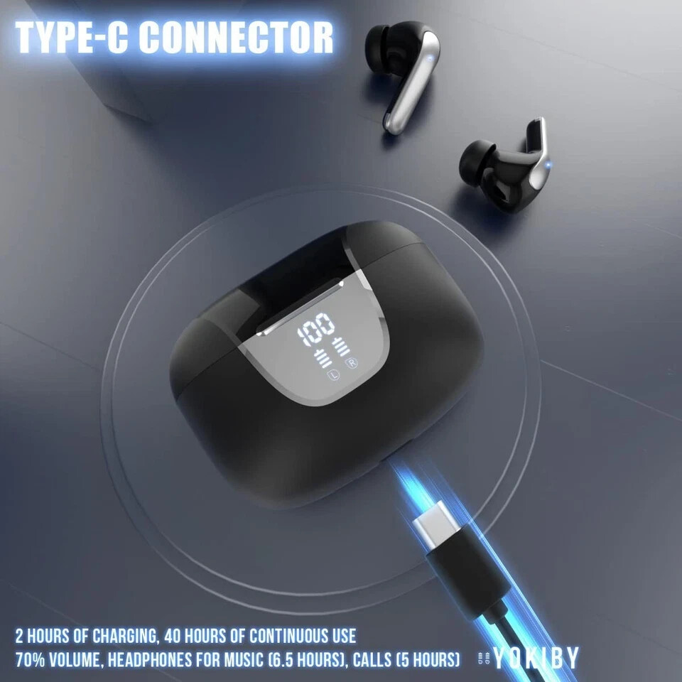 Wireless Bluetooth 5.3 Earbuds Headphones For iPhone Samsung Galaxy Android