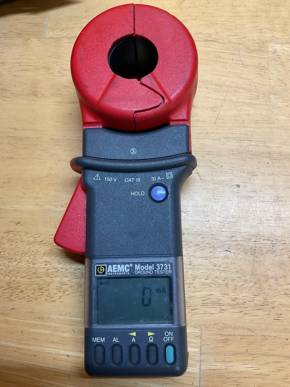 AEMC 3731 Clamp-On Ground Resistance Tester