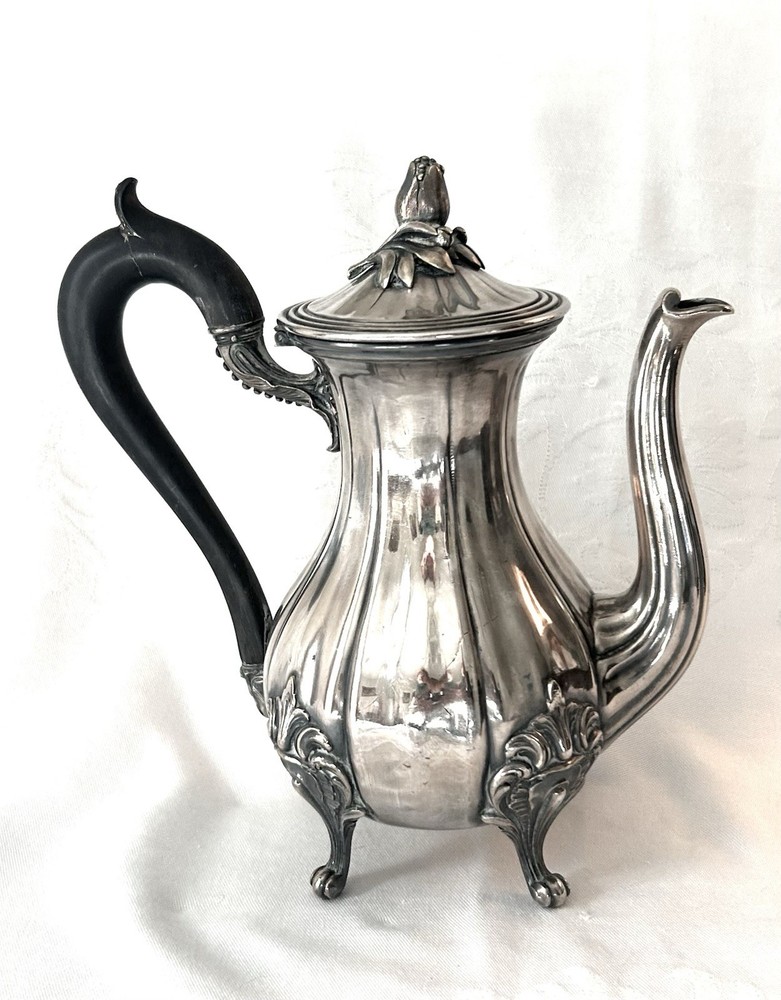 Antique Christofle Silver Plated Coffee Pot