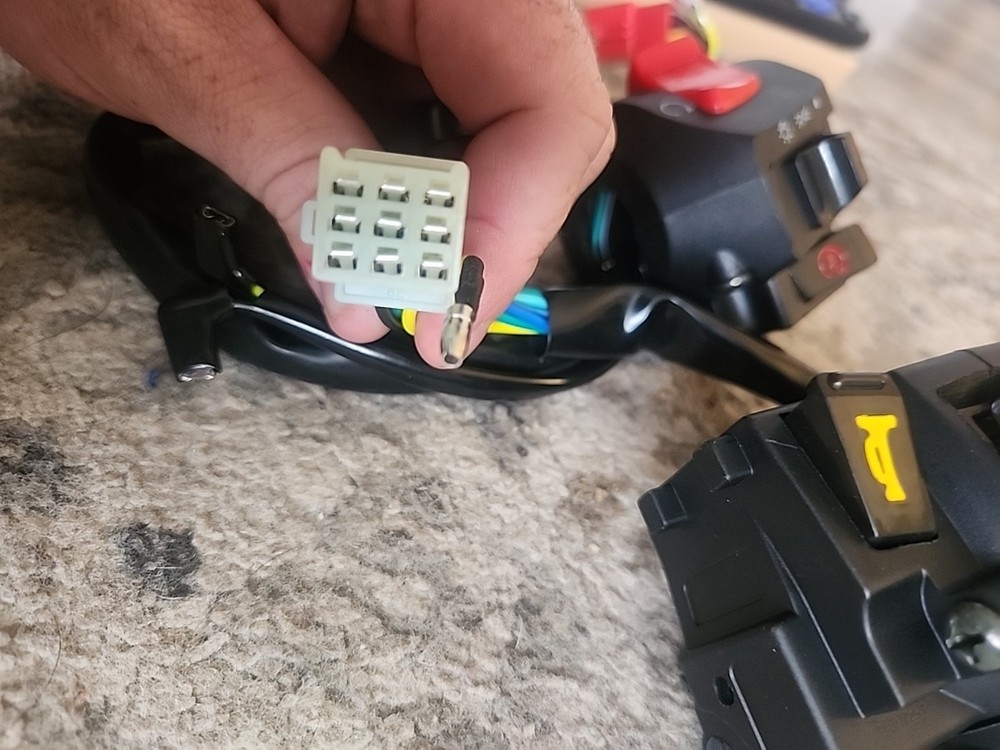 Motorcycle Handlebar Controller Switch, 2X Universal 12V DC 7/8'' Motorcycle