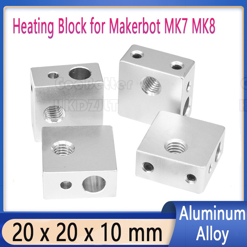 Heating Block for Makerbot MK7 MK8 Extruder Hotend Heating 3D Printer RepRap