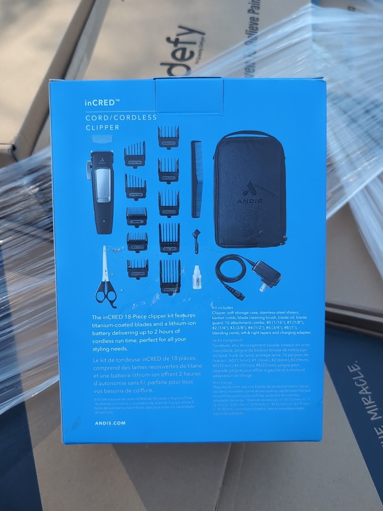 Andis 18 Piece Cordless Styling Kit