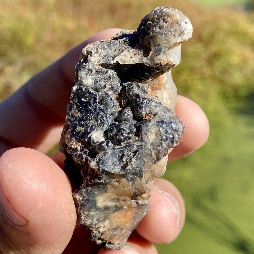 Interesting Botryoidal Chalcedony Crystal Specimen 2.38 Oz