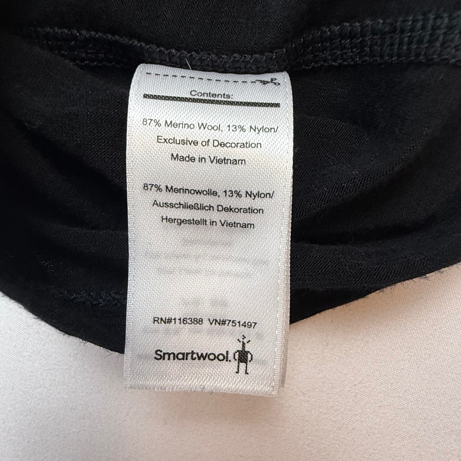 Smartwool Merino 150 Mens T Shirt Black Short Sleeve Crew Neck Size M