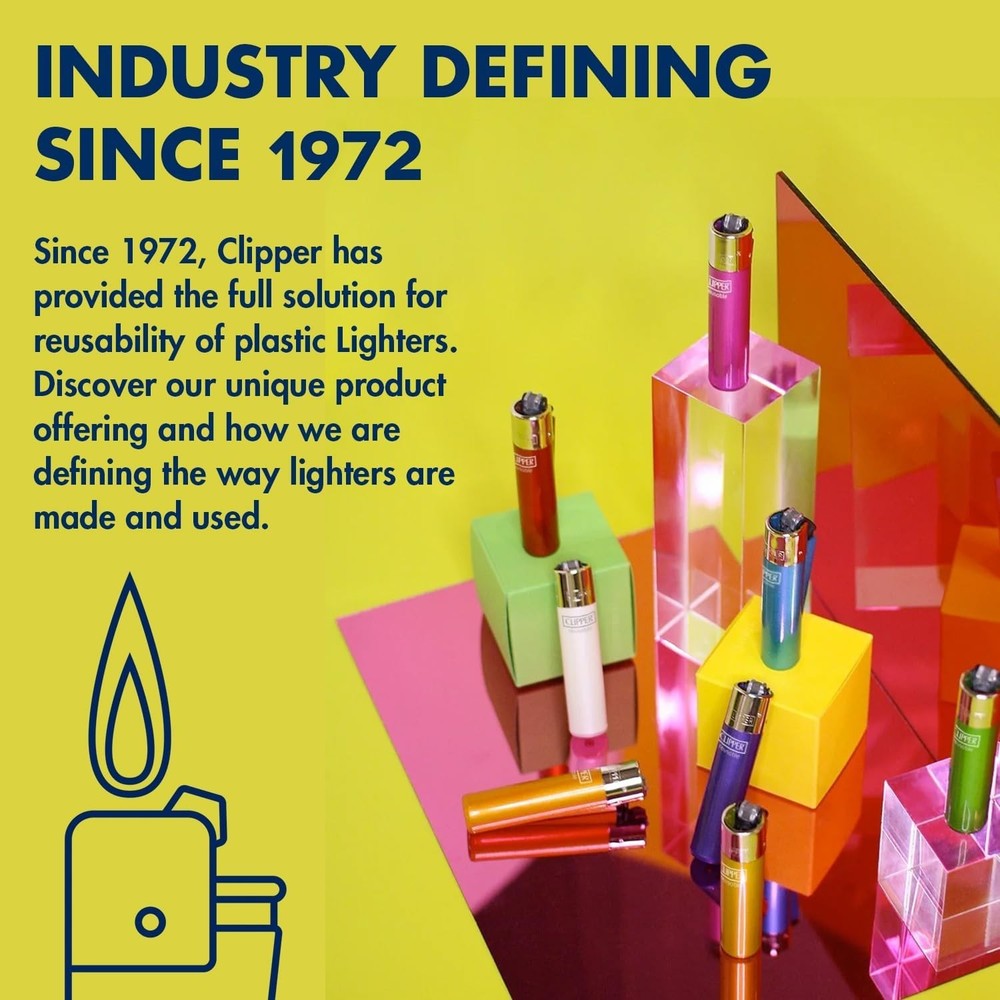 Clipper Jet Flame Torch Lighter Refillable Butane Adjustable Windproof Dark Nebu