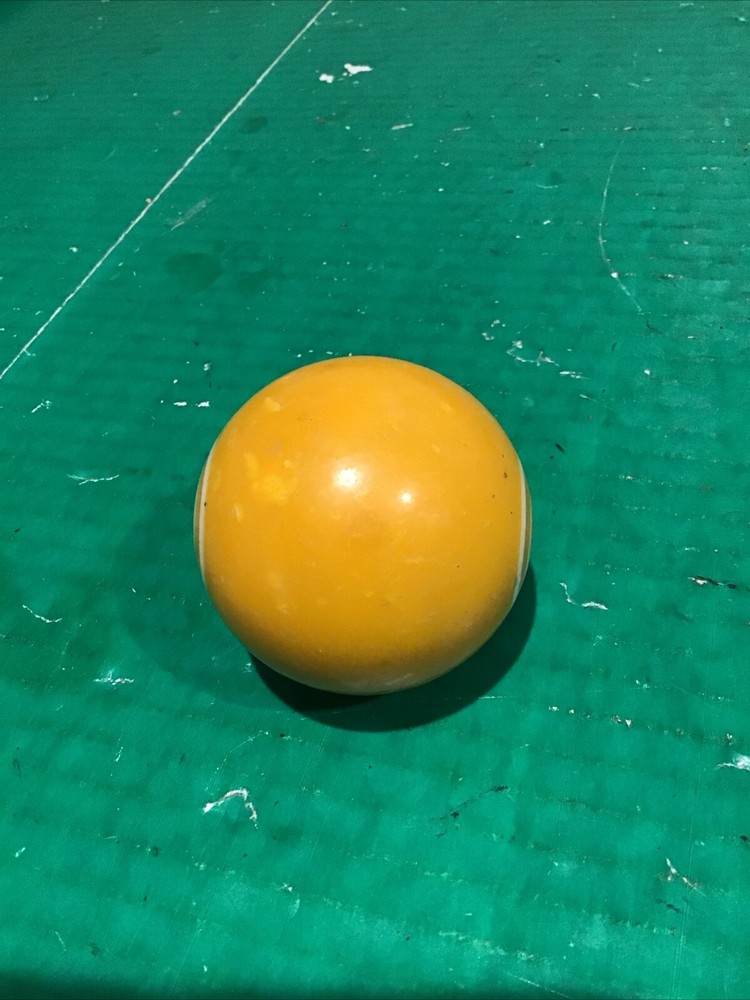 VTG Replacement 2 Ring Circle Billiard Pool Ball 2 1/4" # 1 Yellow Solid (E)