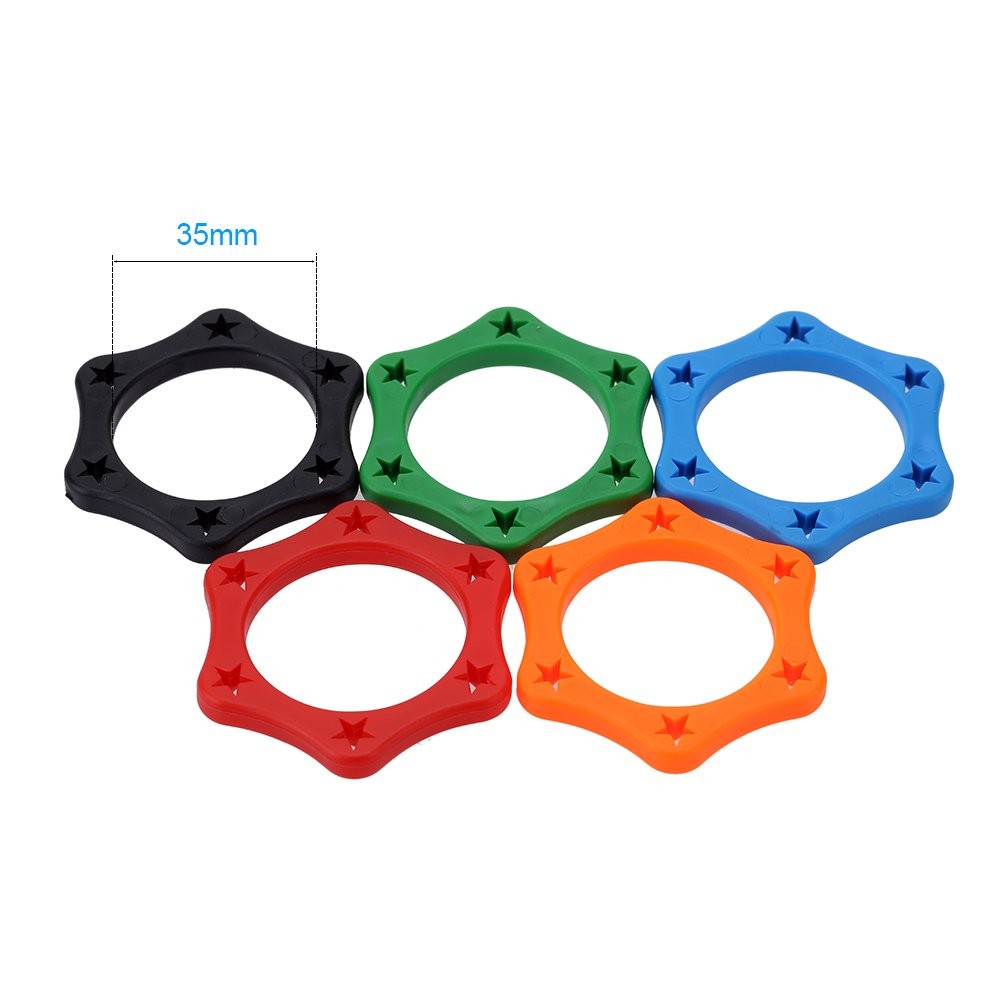 5pcs Rubber Wireless Handheld Microphone Anti-Rolling Protection Ring,Wireles...