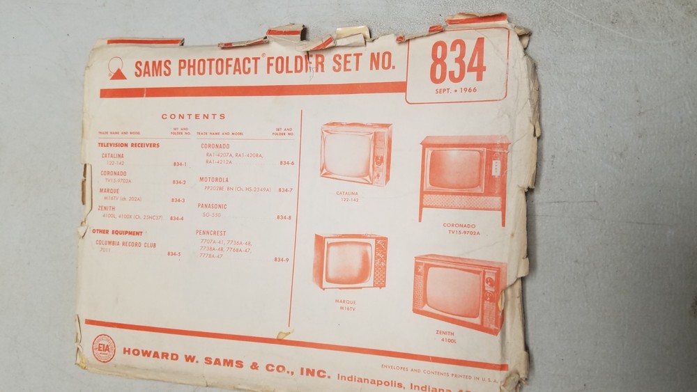 Sam's Photo Fact Set 834 9/66 Complete (D)