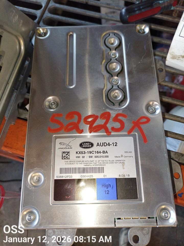 CONTROL PANEL OEM 2019 JAGUAR E-PACE 1YR WRNTY KX5319C164BA