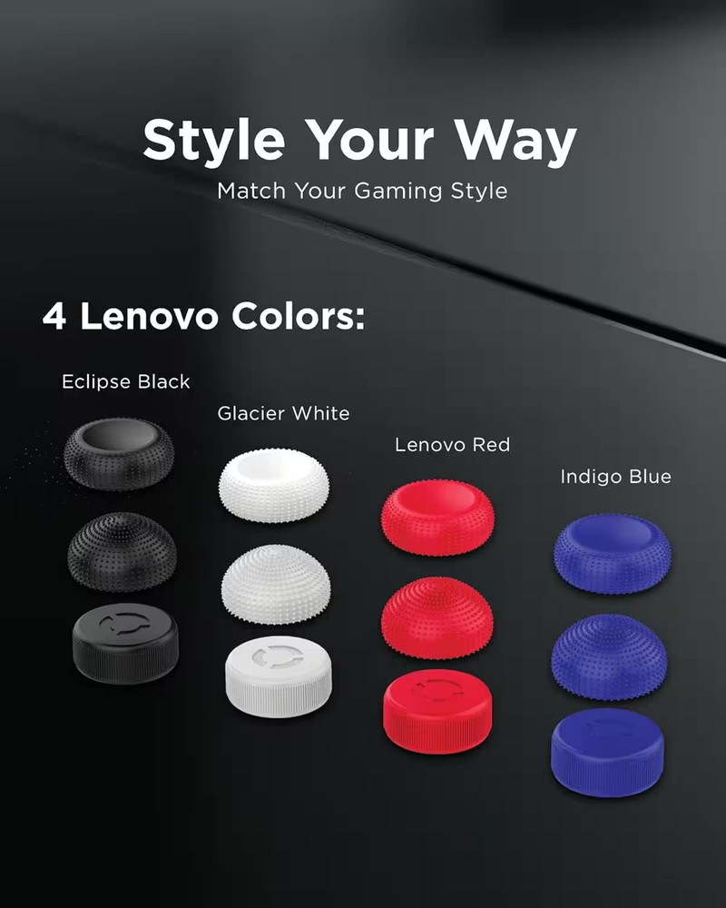 Lenovo - Legion Go Joystick Caps - Eclipse Black