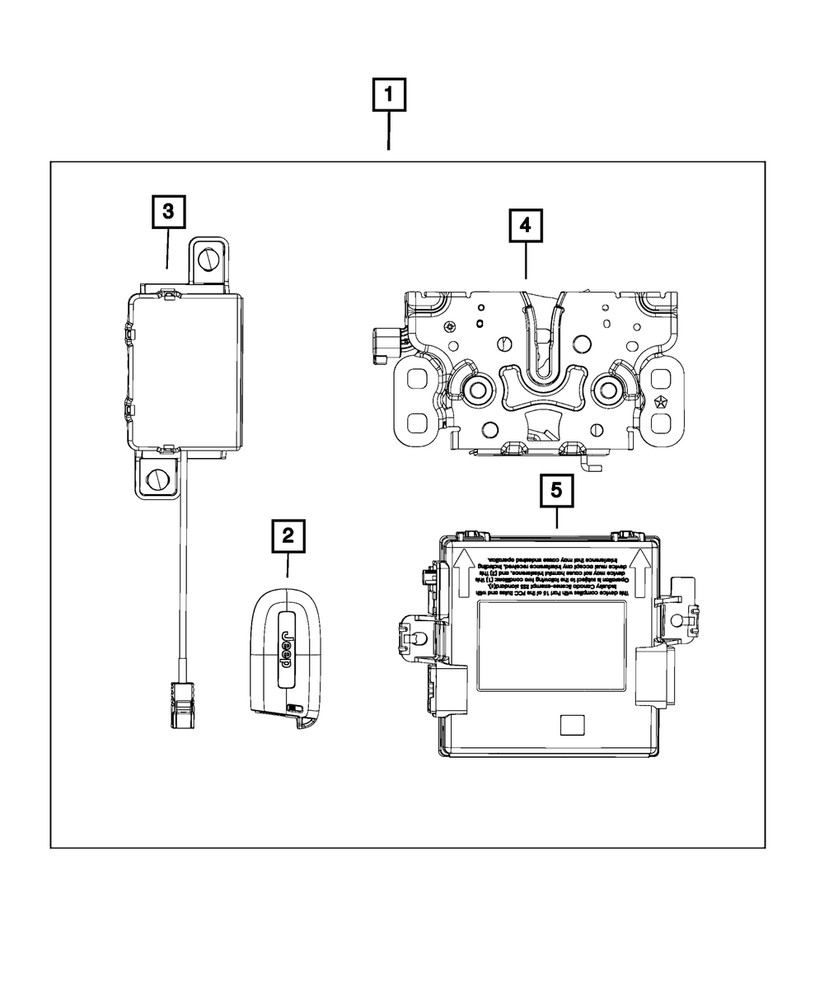 Genuine Mopar Hub Receiver 68411100AA