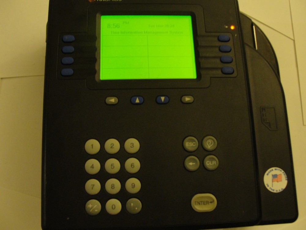 🔥 KRONOS 4500 Digital Badge Time Clocks, Terminal Nice