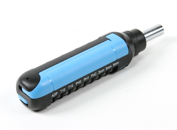 15 PC RATCHET SCREWDRIVER SOCKET BIT SET CARBON STEEL FLAT PHILLIPS TORX BLUE