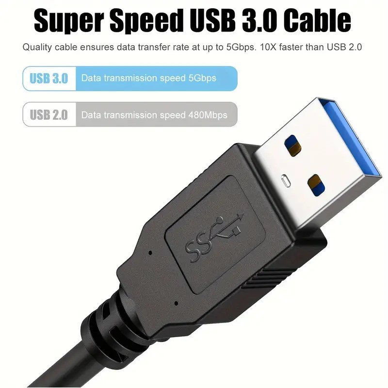 Micro USB 3.0 Cable High Speed Data SYNC For HDD External Hard Drive LOT