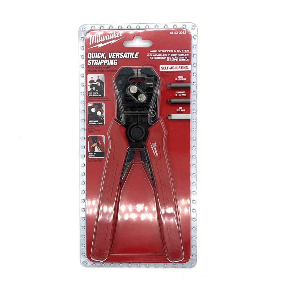 Milwaukee Wire Stripper & Wire Cutter Tool Self-Adjusting 48-22-3082