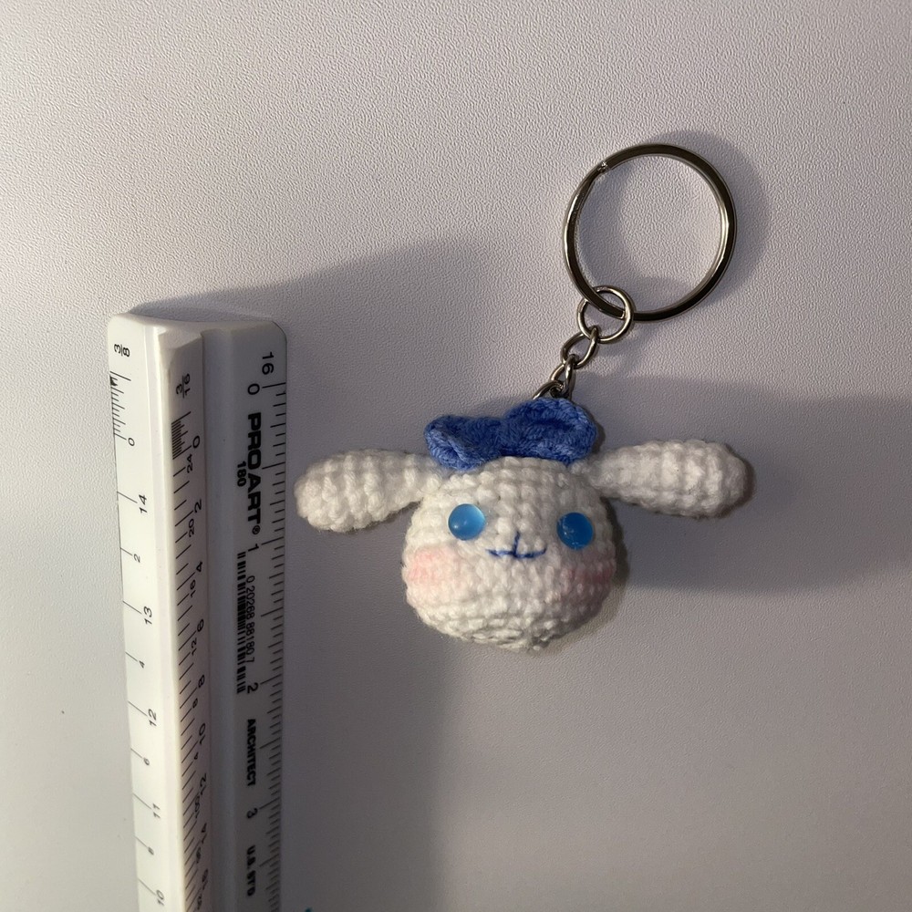 Cinnamoroll Crochet Keychain