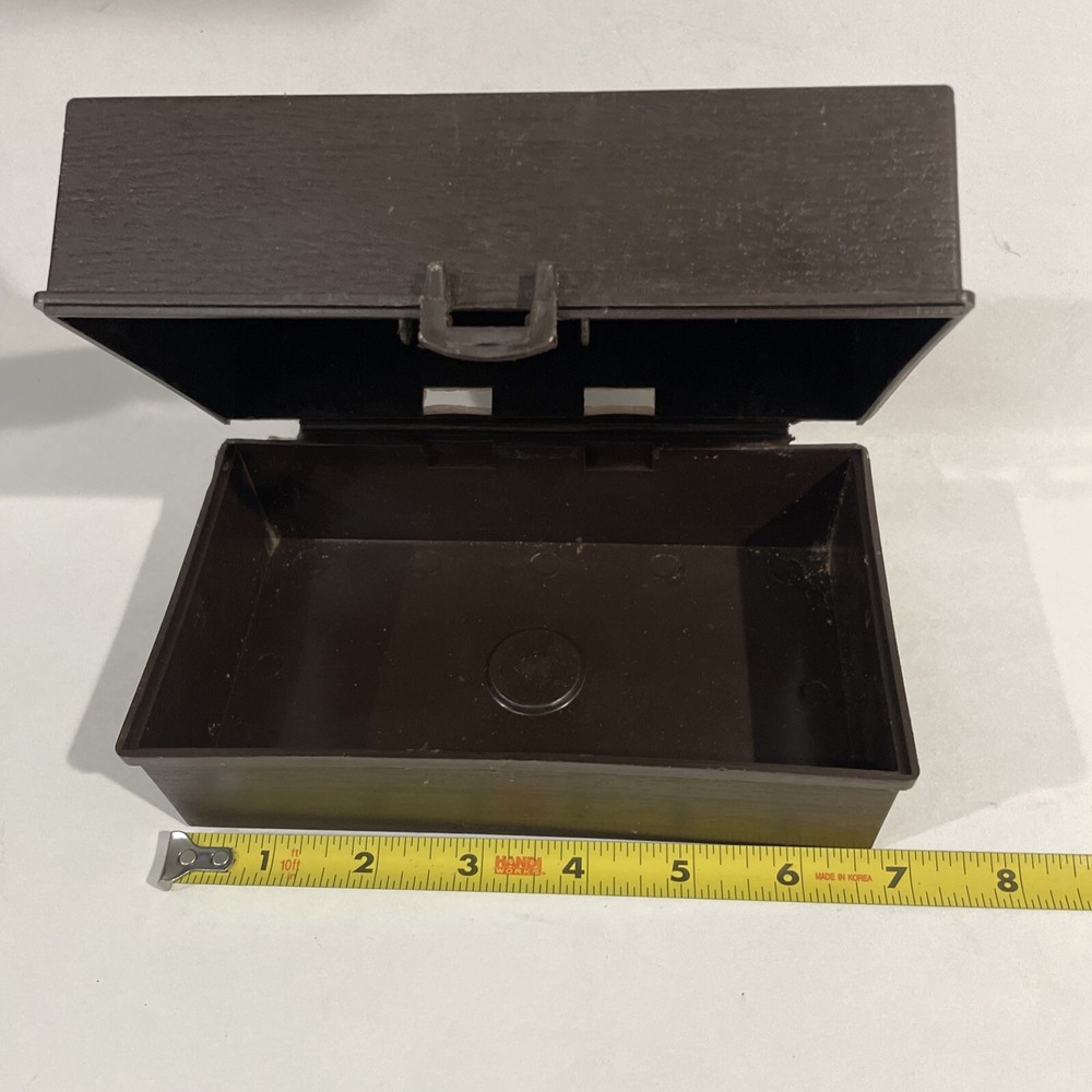 Old Vintage CRAFTSMAN Router&Drill Bits Storage Box ONLY BOX