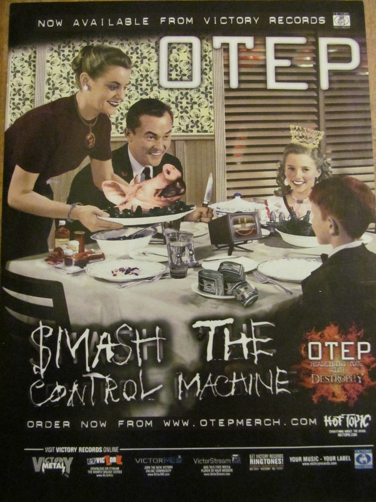 Otep, Smash the Control Machine, Full Page Promotional Ad