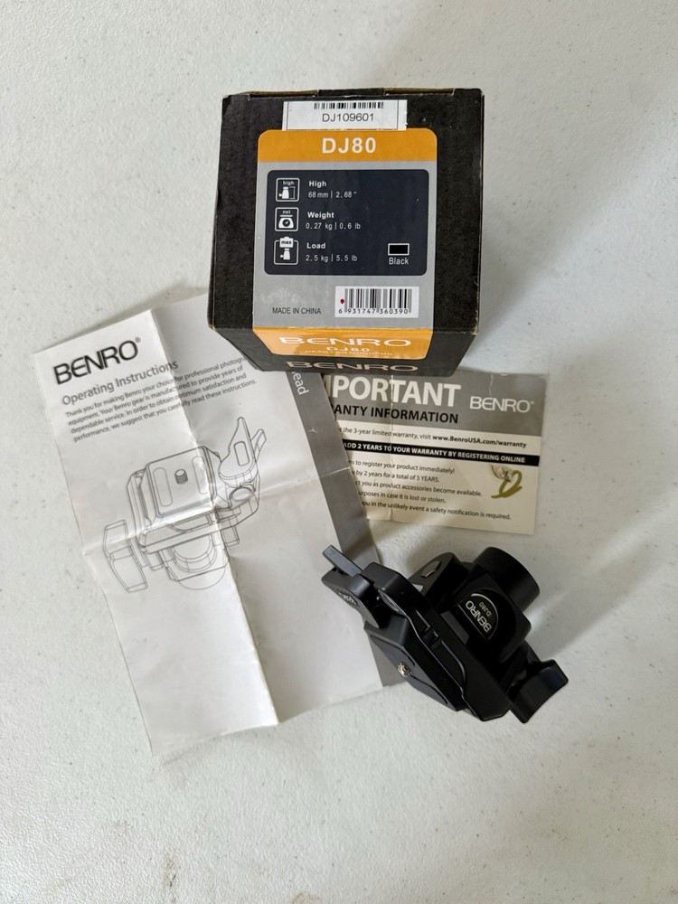 Benro DJ80 Tripod Head