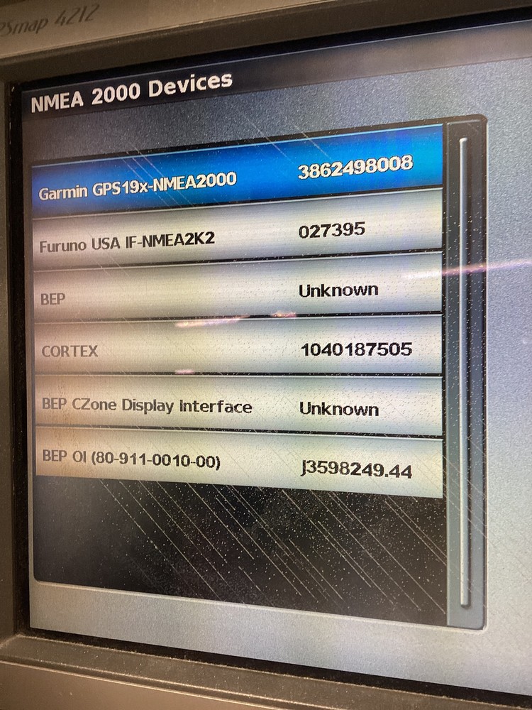 CZone BEP - Touch 5 - 80-911-0124-00- Display Interface- Excellent Condition