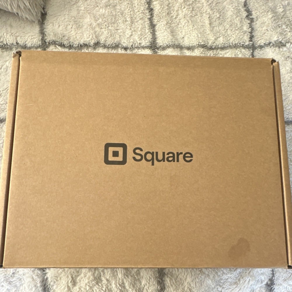 Square Stand POS System Model SPG1-02 with Accessories Card Reader Power Adapter
