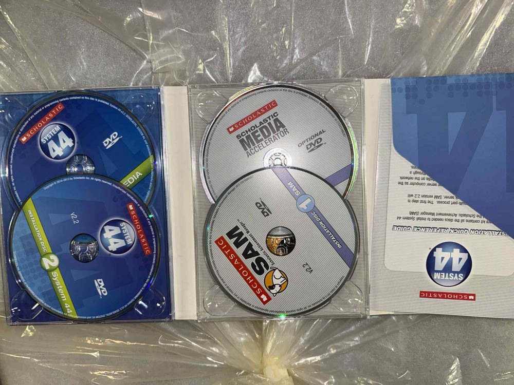 SCHOLASTIC SYSTEM 44 INSTALLATION SOFTWARE V1.1