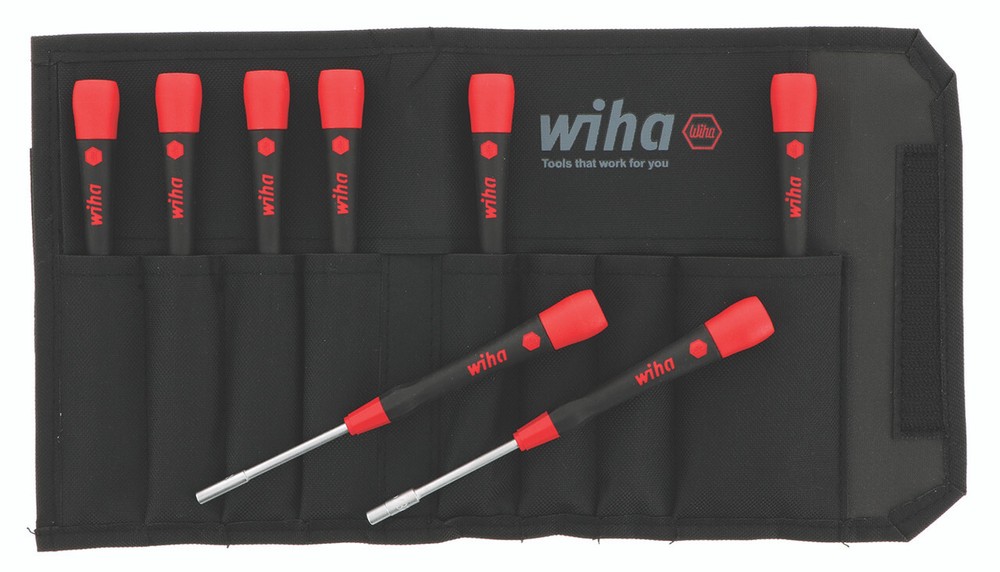 Wiha 26593 8 Piece PicoFinish Precision Nut Driver Set - SAE