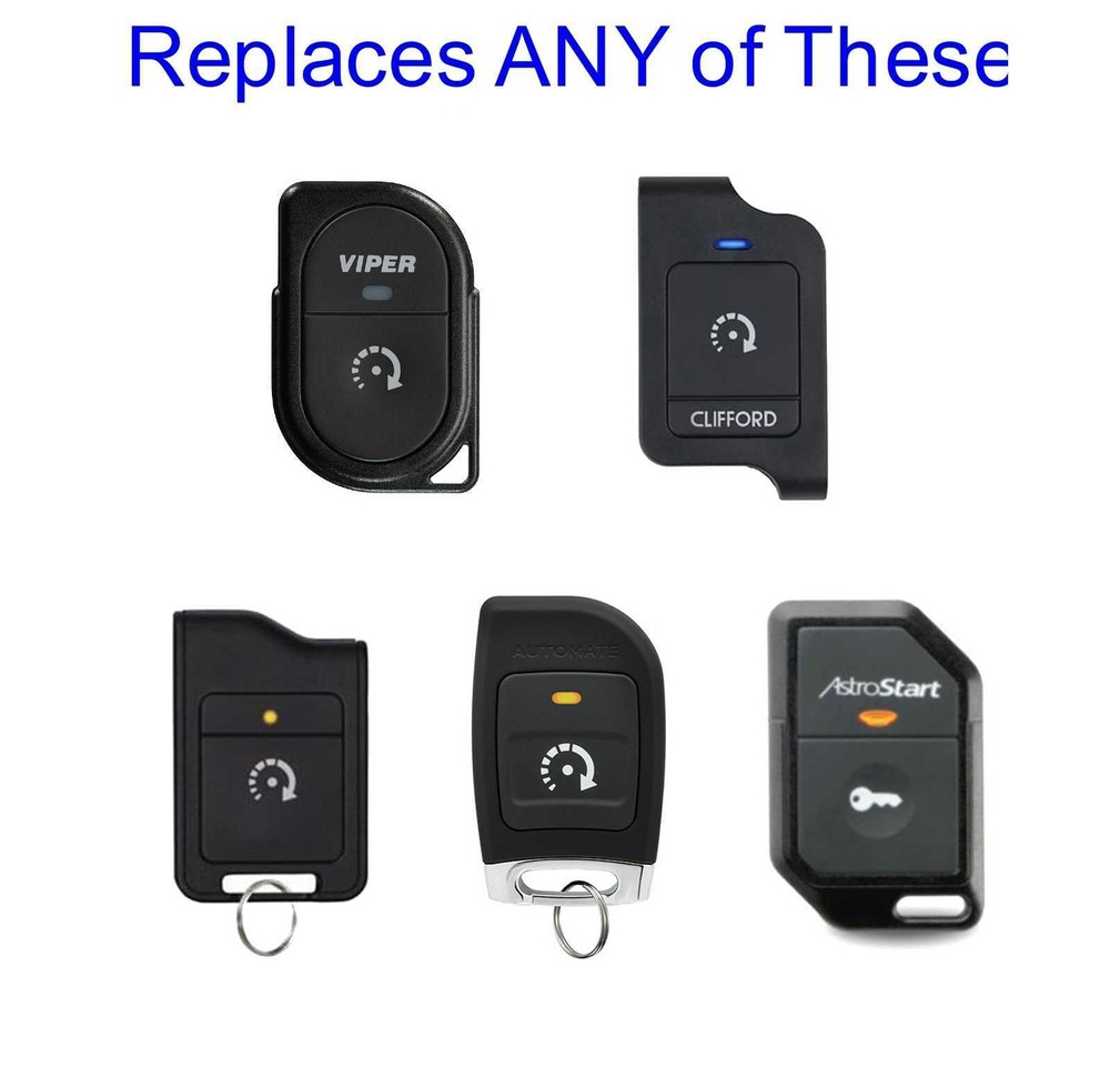 Clifford 7616X Directed Electronics 1-Way 1 Button Remote for DS4/DS4+