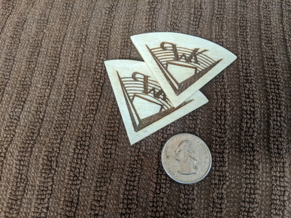 Klipsch PWK Badge - Wood - Engraved - Replace Lost Badge