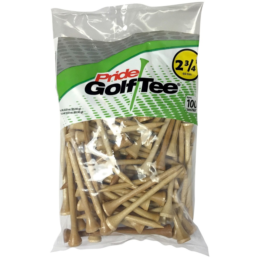 Pride Golf Designer Natural Golf Tees New