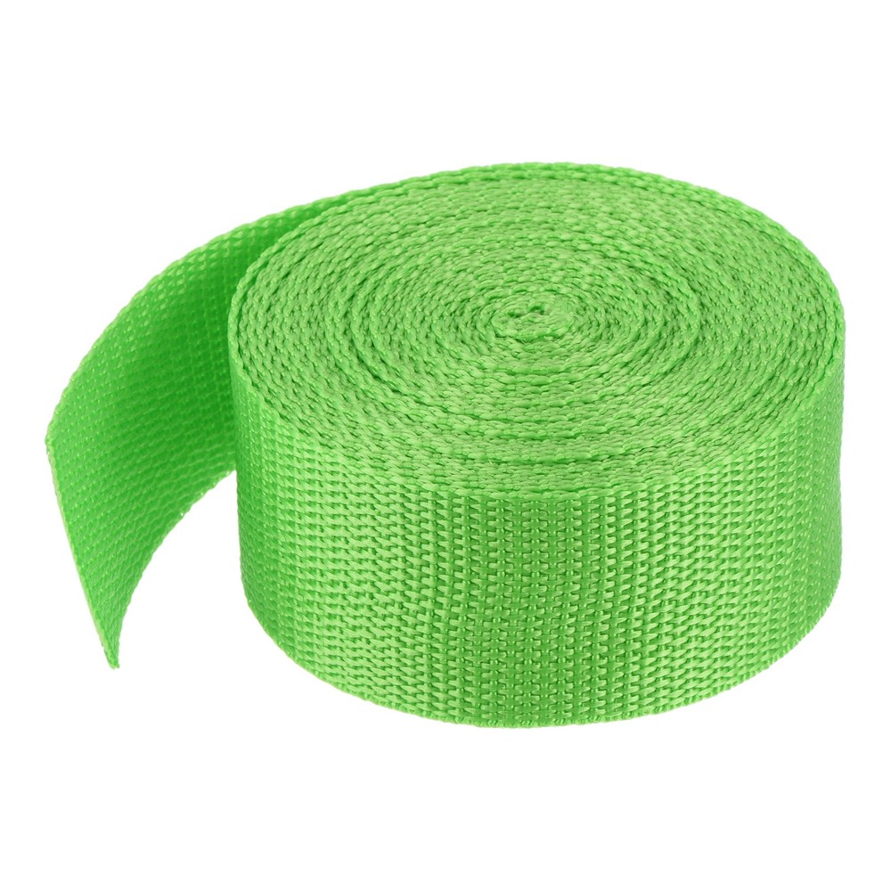 Lightweight Polypropylene Webbing Strap 3.8cm 5 Yard Light Green