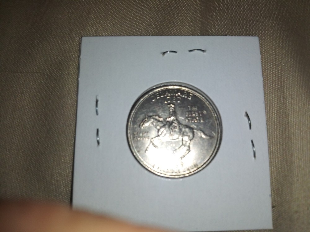 FIRST STATE QUARTER DELAWARE P MINT-CAESAR RODNEY-1999