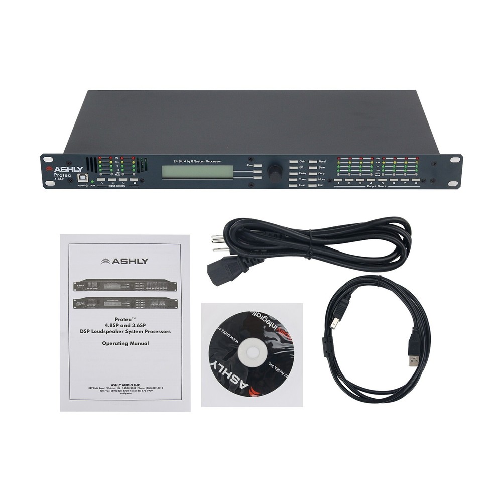 4.8SP 110V DSP Audio Processor Original Software 4 Input 8 Output Sound System