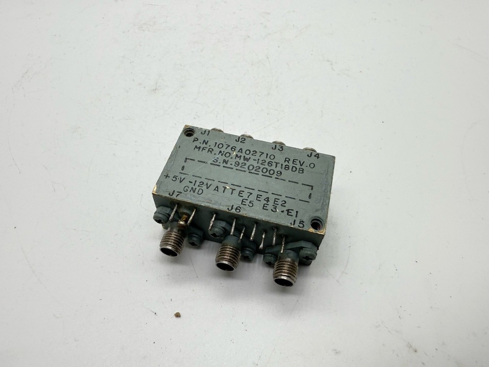 RF Attenuator / Switch Module | SMA | +5V/-12V | P/N 1076A02710