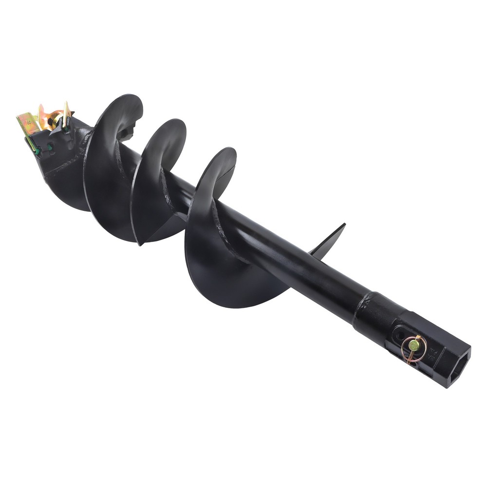 Attachments 12" x 48" Auger Bit for Post Hole Digger, 2" Hex Connect