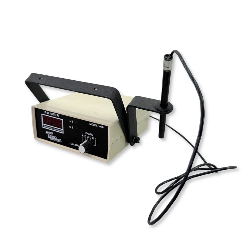 Amber Science Model 1056 Digital EC Conductivity Meter Temperature Compensated
