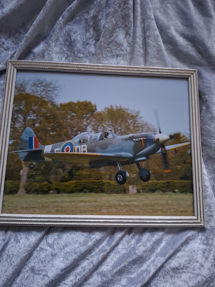 Framed Spitfire Photograph
