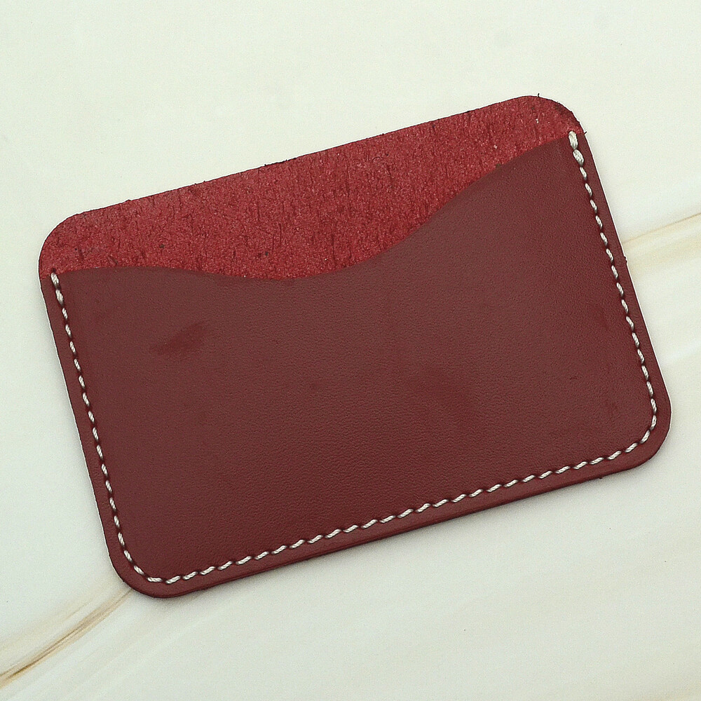 DIY set with one pocket Simple card cases, Making DIY, Leather craft tools