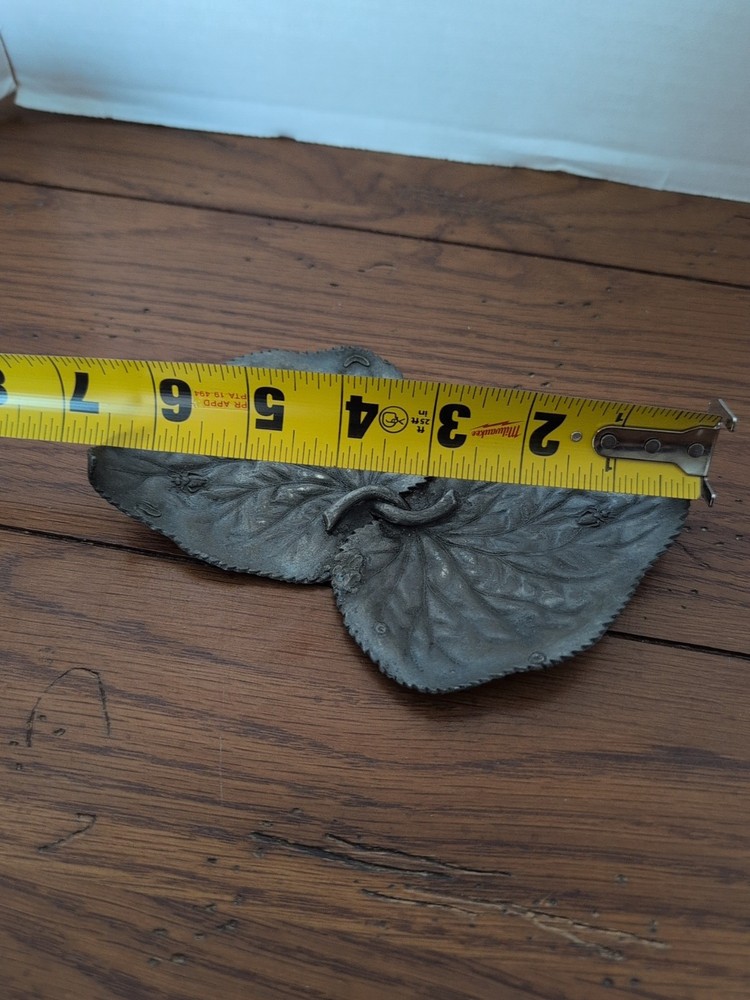 Hartford Silver Plated Quadruple Plate Trinket Dish Leaf Pattern