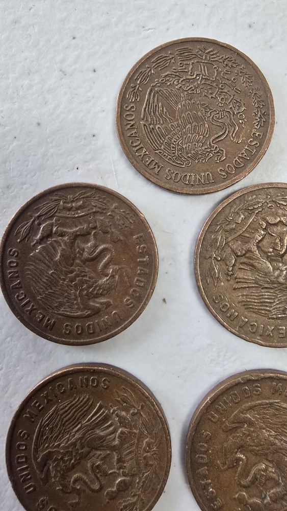 5 - MEXICO 1965 - 1971 20 CENTAVOS PIRAMIDE