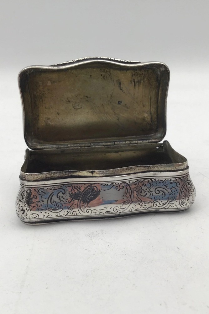 Sterling? Silver Snuff Box