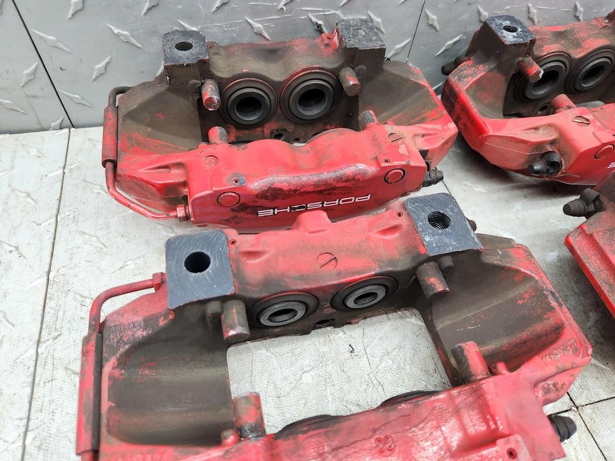 2000-2012 Porsche Boxster S 986 Brembo Brake Caliper SET Red *BARE* 97k OEM
