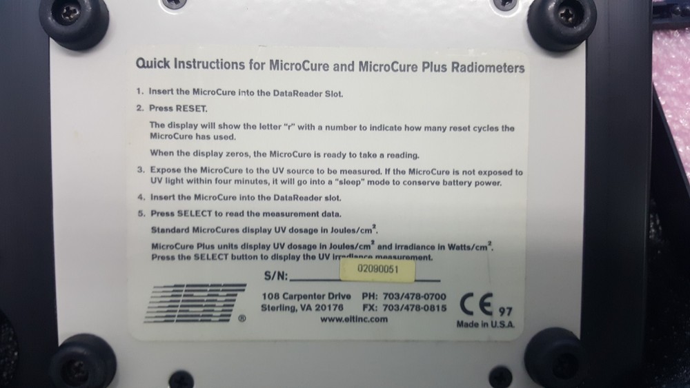 EIT MC-10 Micro Cure Data Reader ( Used good )